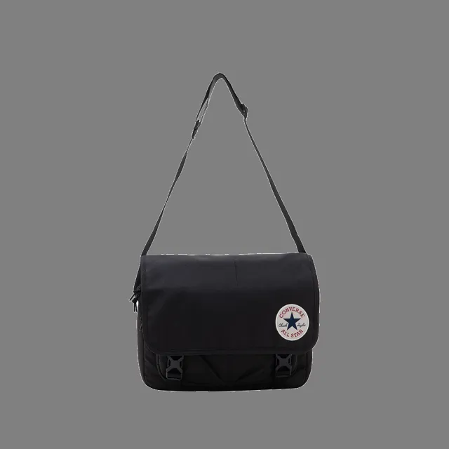 【CONVERSE】運動包 側背包 男包 女包 TALYOR MESSENGER BAG BLACK(UA5802-023)
