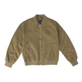 【CONVERSE】外套 夾克 立領 男外套 VARSITY LIGHT JACKET SWAMP CORE(MCH640-342)