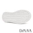 【DIANA】撞色百搭免綁帶厚底休閒鞋(粉色)