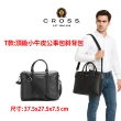 【CROSS】雙10特價 限量1折 頂級小牛皮後背包肩背包公事包 全新專櫃展示品(買一送一好禮 男包 女包)