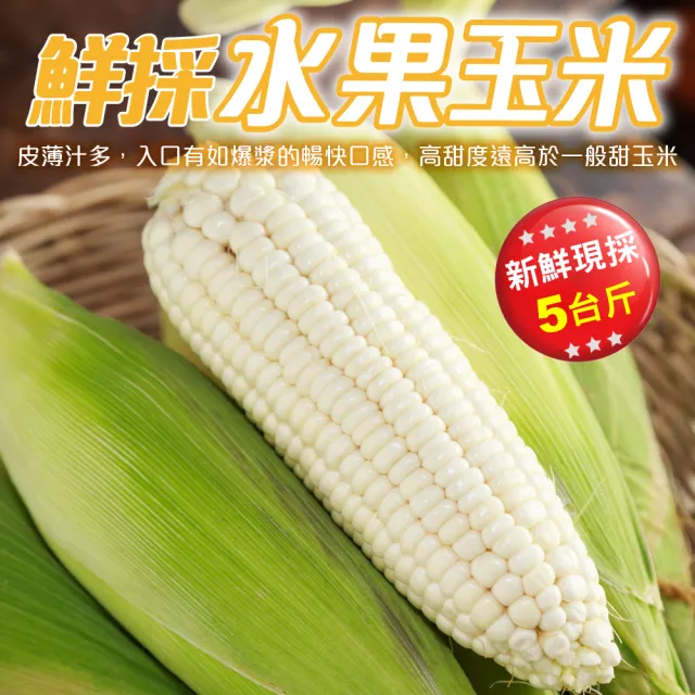 【WANG 蔬果】日本品種水果玉米5斤x1箱(農民直配)