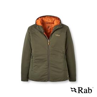 【RAB】Xenair Alpine Jacket 輕量防風透氣化纖連帽外套 女款 軍綠 #QIP18