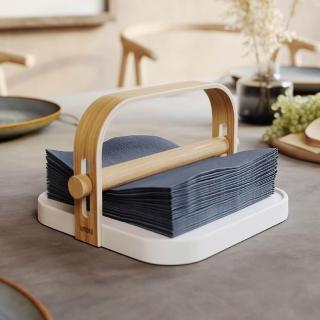 【UMBRA】Bellwood餐巾紙架 白 / 紙巾架 面紙盒 紙巾盒 衛生紙盒