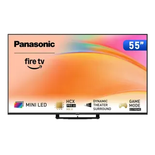 【Panasonic 國際牌】55型4K Mini LED 144Hz Fire TV聯網顯示器 無視訊盒(TV-55W95BGT)