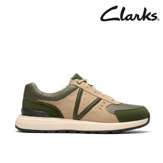 【Clarks】男鞋 Craft Motion 輕量透氣厚底綁帶休閒鞋 運動鞋(CLM84573C)