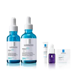 【理膚寶水】雙星超值精華★極效B5彈潤超修復精華50ml+30ml 年度限定組_F(B5小藍瓶)
