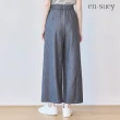 【en-suey 銀穗】網路限定 休閒抽繩西裝寬管長褲-女