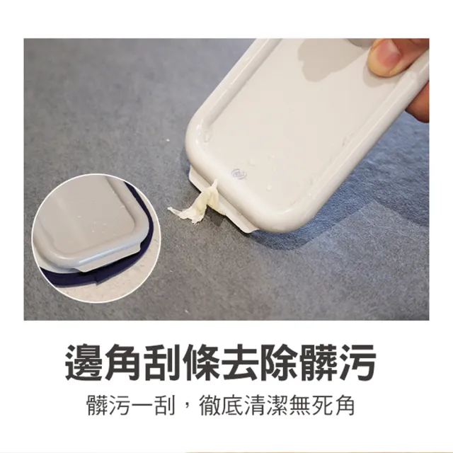 【百鈴】髒會滅無塵拖把-1桿1板5布(平拖/免沾手/大板/吸水/乾濕兩用/除塵/地板清潔)