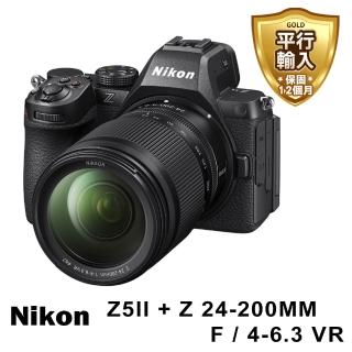 【Nikon 尼康】Z5II body+NIKKOR Z 24-200mm F4-6.3 VR KIT 變焦鏡組(平行輸入)