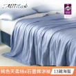 【MIT iLook】買1送1 高質感雙色石墨烯x天柔絲鋪棉四季涼被/薄被/空調被/涼夏被(5x6.5尺-多色任選)