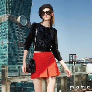 【mia mia】雙貼袋打褶A字短褲