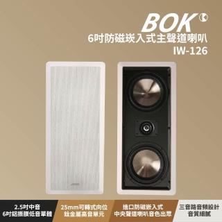 【BOK】IW-126 6吋防磁崁入式中央聲道喇叭