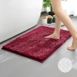 【ANTIAN】2入組 雪尼爾加厚防滑吸水地墊40*60cm(高密度絨毛/浴室用/止滑升級)