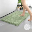 【ANTIAN】2入組 雪尼爾加厚防滑吸水地墊40*60cm(高密度絨毛/浴室用/止滑升級)