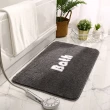 【ANTIAN】2入組 雪尼爾加厚防滑吸水地墊40*60cm(高密度絨毛/浴室用/止滑升級)