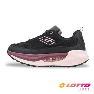 【LOTTO】女 SLIM WALK 3 美體健走鞋(黑/酒紅-LT5AWX9820)