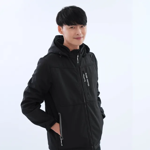 【遊遍天下】男女款GlobeTex防水防風保暖刷毛軟殼外套(登山騎車 M-5L 大尺碼)