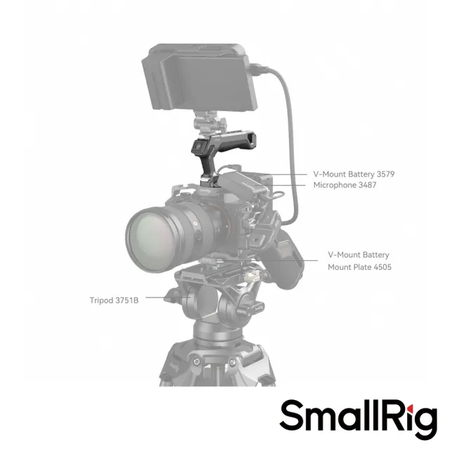 【SmallRig 斯莫格】4483 迅鷹 Hawk Lock H21 快拆上提手把(公司貨)