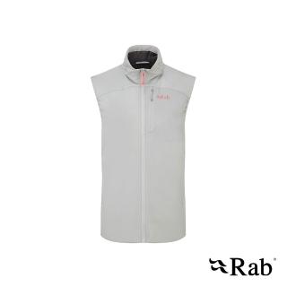 【RAB】Xenair Vest 輕量防風透氣化纖立領背心 女款 淺鋅 #QIP20
