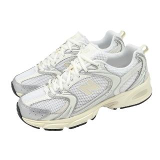【NEW BALANCE】休閒鞋 530 男鞋 女鞋 金屬銀 亞麻 情侶鞋 拼接 緩衝 復古跑鞋 NB(U530ESB-D)