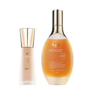 【TRUU 童】極奢蜂王乳潤色美肌霜36ML+76潔顏露150G(胺基酸/水楊酸款任選)