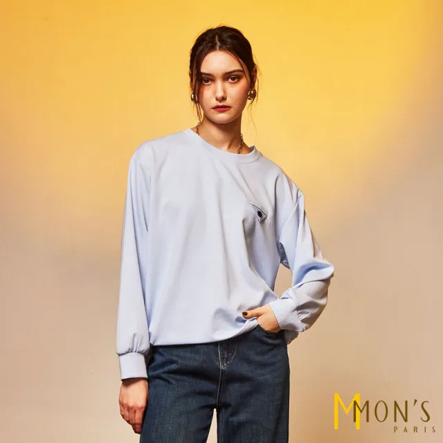 【MON’S】三角袋蓋曼巴綿上衣(直)