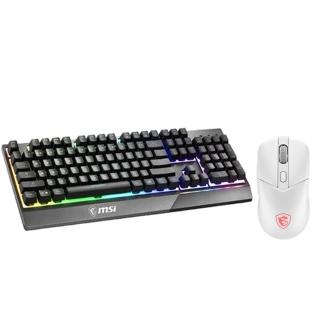 【MSI 微星】鍵鼠超值組★VIGOR GK30 電競鍵盤+VERSA 300 WIRELESS 白 無線滑鼠
