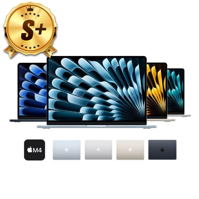 【Apple】S+級福利品 MacBook Air 13.6吋 M4 晶片 10核心CPU 10核心GPU 24G 512G SSD