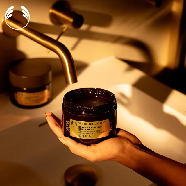 【THE BODY SHOP 美體小舖】巴西SPA古布阿蘇身體磨砂膏-400G(身體去角質)