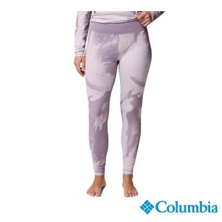 【Columbia 哥倫比亞】女款-極暖快排內著長褲-Omni-Heat Infinity™ - 紫色印花(UAL48880UN/JF)