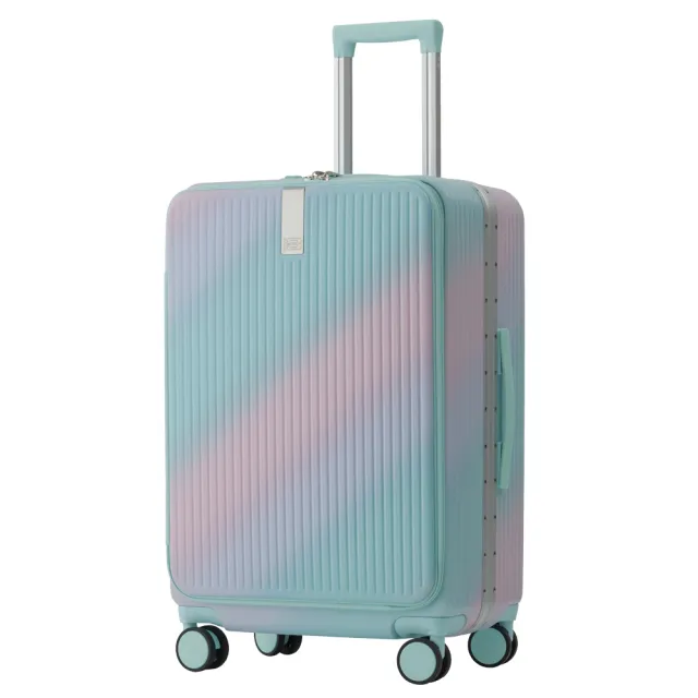 【Batolon 寶龍】20+29/25+29吋  寰宇世界前開PC鋁框硬殼箱/行李箱(7色任選)