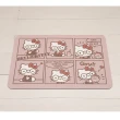 【巴芙洛】2入 組日本三麗鷗皮革軟硅藻土吸水地墊40*60再送2杯墊(美樂蒂/布丁狗/hello kitty正版授權)