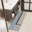 【半島良品】買1送1真正吸水防滑防油污軟式科技皮革地墊120cm(3秒瞬吸 不留水痕  不易發霉 5.0升級科技皮)