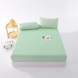 【日禾家居】買一送一 冰絲涼感床包枕套組-單/雙/加大/特大(床包高度35公分)or涼被任選(冰冰被150X200公分)