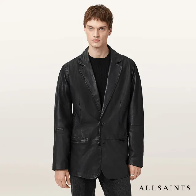 【ALLSAINTS】ASHVALE 羊皮西裝皮衣外套 M032LD(常規版型)