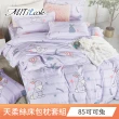 【MIT iLook】超值2入 台灣製優質萊賽爾天柔絲床包枕套組(雙人-多款花色可選)