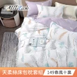 【MIT iLook】超值2入 台灣製優質萊賽爾天柔絲床包枕套組(雙人-多款花色可選)