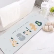 【半島良品】買一送二/厚款吸水防滑奈米絨軟式仿珪藻土地墊(多款選 台灣環保印刷)