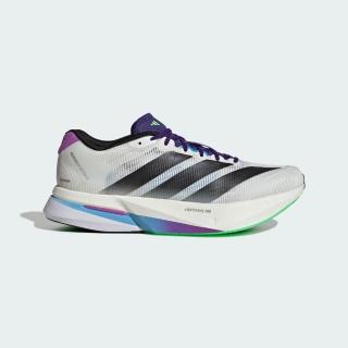 【adidas 愛迪達】愛迪達 Adizero Boston 13 M 男 慢跑鞋 跑鞋 路跑 白黑 紫(JS4946)