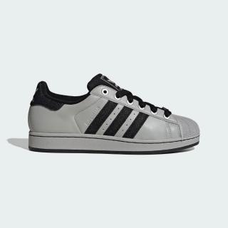 【adidas 愛迪達】愛迪達 Superstar II 男 運動休閒鞋 舒適 灰 黑(JP8760)