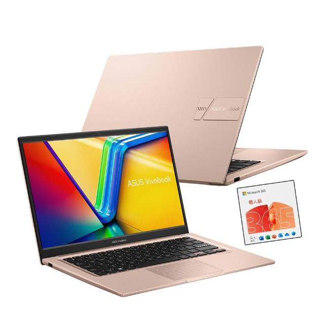 【ASUS】微軟M365一年組★14吋Core 5輕薄16G筆電(VivoBook X1404VA/Core 5-120U/16G/512G/W11)
