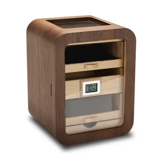 茄龍雪茄盒 雪茄保濕盒 雪茄櫃 雪松木雪茄箱 保濕箱 輕奢款煙盒 雪茄保存盒(可裝110支)