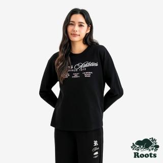 【Roots】Roots女裝- FUTURE SCRIPT 長袖上衣(黑色)
