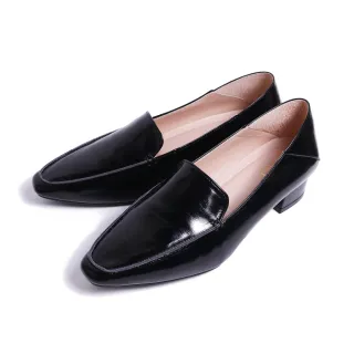 【KOKKO】簡約不凡優雅柔軟樂福鞋(黑色)