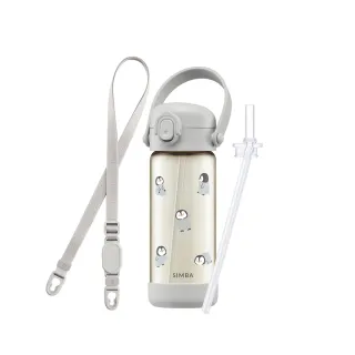 【Simba 小獅王辛巴官方直營】新品★鉑金PPSU兒童好吸水壺組400ml(兒童水壺/幼兒園水壺/吸管水壺/直飲水壺)