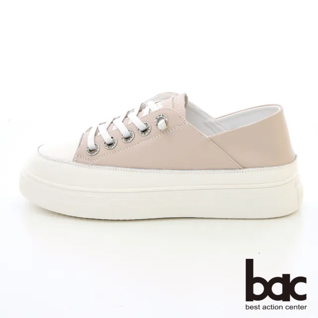 【bac】兩穿式懶人彈力休閒鞋225-530(粉紅色)