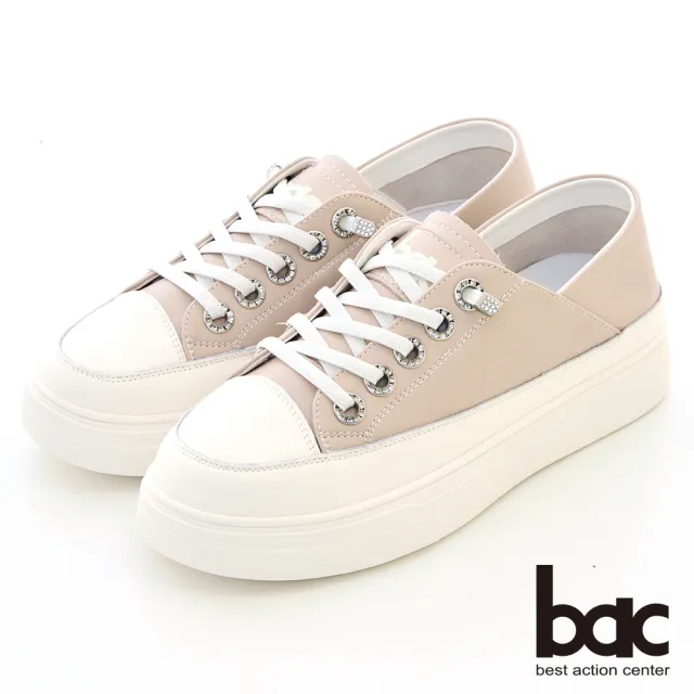 【bac】兩穿式懶人彈力休閒鞋225-530(粉紅色)