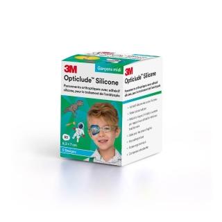 【3M】矽膠護眼貼設計款 男孩中尺寸 2738PB(50片/盒 天天溫柔陪伴我的好朋友)