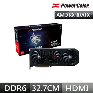 PowerColor 撼訊】撼訊RX9070XT 16G-A 遊蕩者Reaper 顯示卡AMD