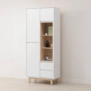 【時尚屋】[MX25]森之境2.6尺書櫃MX25-A24-06(台灣製/免組裝/書櫃)